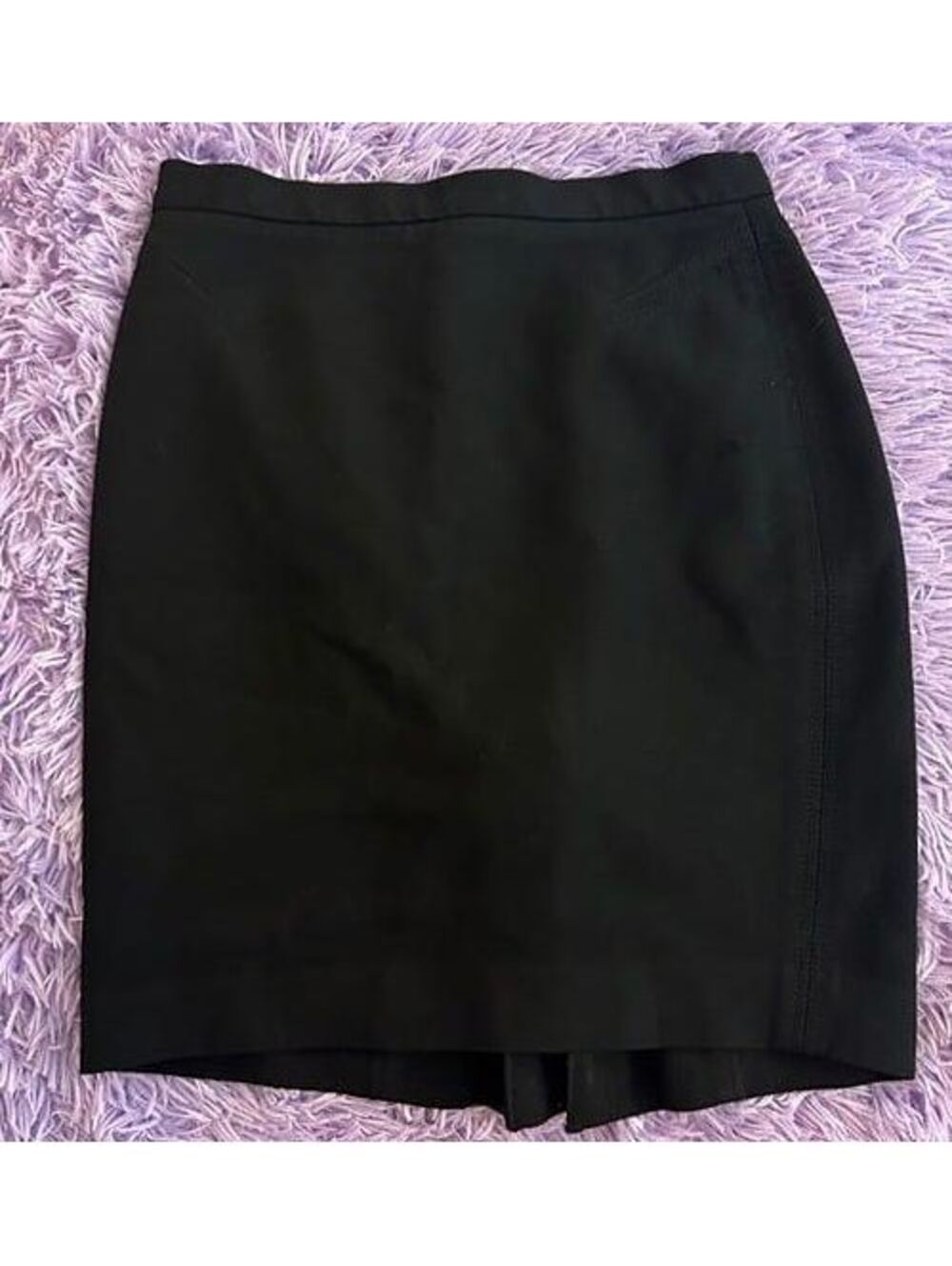 LOFT Petites Women’s Black Above Knee Pencil Skirt Size 0P Career Workwear